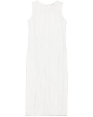 Loulou Minga Midi Dress - White