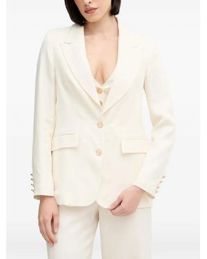 GAUDI Single-Breasted Blazer - White