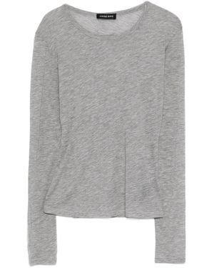 Anine Bing Sylvie Long-Sleeve T-Shirt - Gray