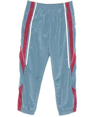 Martine Rose Pantalon De Jogging À Détails Rayés - Blue