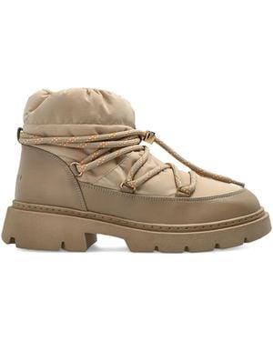 Inuikii Padded Lace-Up Trainers - Natural