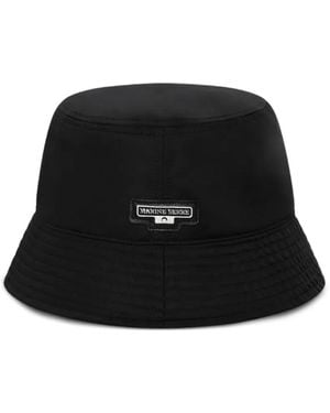 Marine Serre Logo Bucket Hat - Black
