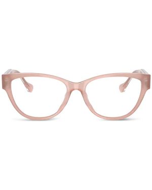 Versace Medusa Greca Cat-Eye Glasses - Natural