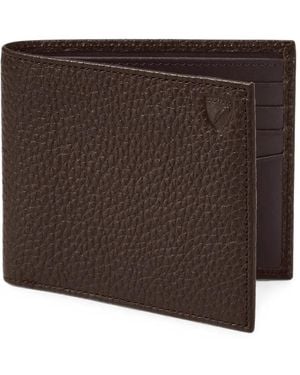 Aspinal of London Portafoglio Bi-Fold - Marrone