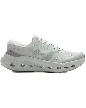 On Shoes Cloudrunner 3 Perforated Logo-Detail Trainers - White