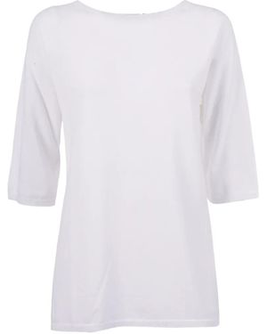 Kangra Seamless Raglan-Sleeve T-Shirt - White