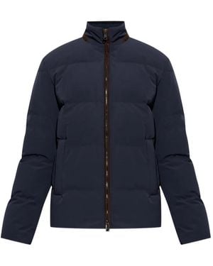 Paul & Shark Quilted-Down Jacket - Blue