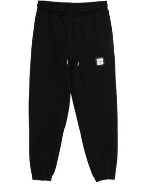 Yes London Pantalon De Jogging À Lien De Resserrage - Black