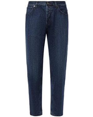 Dondup Brighton Logo-Plaque Jeans - Blue