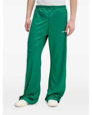 Fiorucci Stripe-Detail Trousers - Green