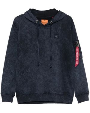 Alpha Industries Unfrm Army Hoodie - Blue