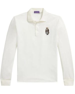 Ralph Lauren Bear-Patch Polo Shirt - White