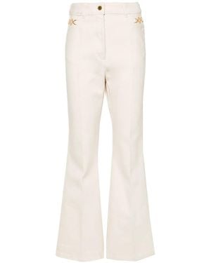 Patou Flared Denim Pants - Natural