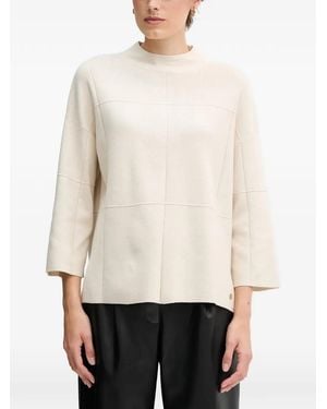 Joseph Ribkoff Pullover Mit Ziernaht - Weiß