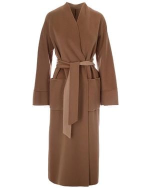 Max Mara Belted Coat - Brown