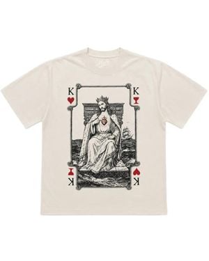 Melt T-Shirt Con Stampa Grafica - Bianco