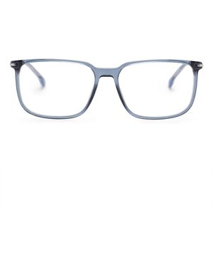 Carrera Brille Mit Eckigem Gestell - Braun