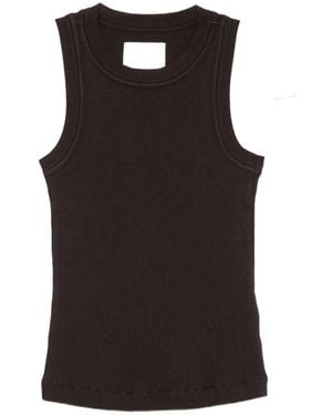 Citizens of Humanity Isabel Ribbed-Knit Tank Top - Black