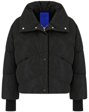 DUNO Lydia Quilted High-Neck Jacket - Black