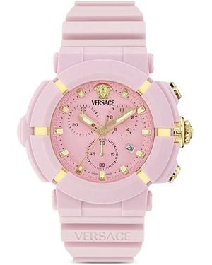 Versace V-Real Active Chrono Armbanduhr 44Mm - Pink