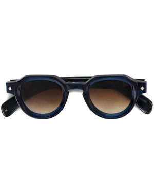 Sato Eyewear Atria Pantos-Frame Sunglasses - Black