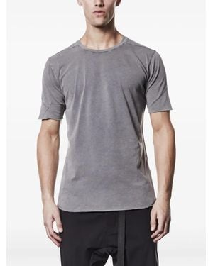 Thom Krom Curved-Seam Cotton T-Shirt - Grey