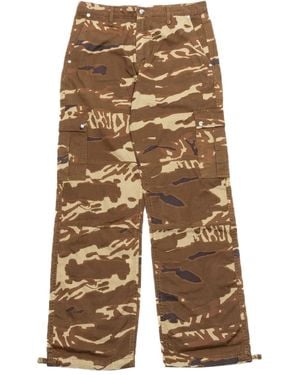 Rhude Tiger Camouflage-Pattern Pants - Brown