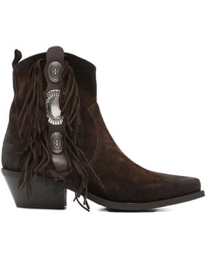 METISSE Laarzen Met Franje - Bruin