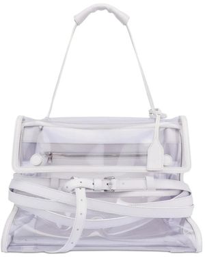 Moschino Tie Me Tote Bag - White
