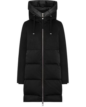 DUNO Talia Hooded Coat - Black