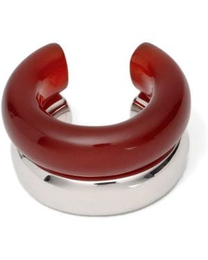 Neeka Studios The Ring Cuff Silhouette Ring (Set Of Two) - Red