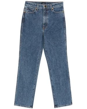 KHAITE Abigail Straight-Leg Jeans - Blue