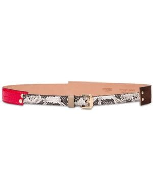 Moschino Patchwork Belt - Pink
