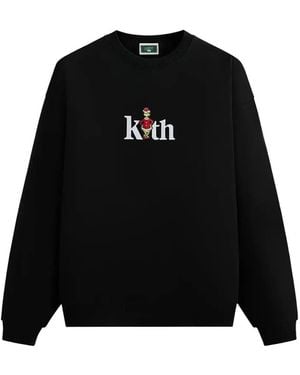 Kith Sudadera Serif Nelson De X The Grinch - Negro