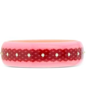 Mark Davis 18K Topaz And Bakelite Bracelet - Pink