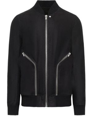Rick Owens Heizer Flight Jacket - Black