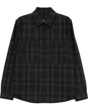 Belstaff Logo-patched Shirt - Black