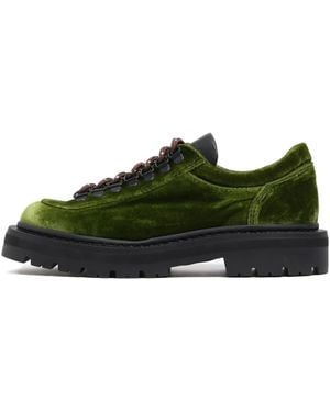 Bimba Y Lola Lug-Sole Derby Shoes - Green