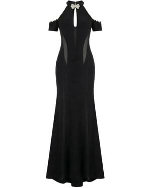 Gatti Nolli by Marwan Mermaid Gown Dress - Black