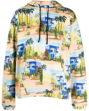 Les Benjamins Sudadera con capucha y estampado gráfico - Multicolor
