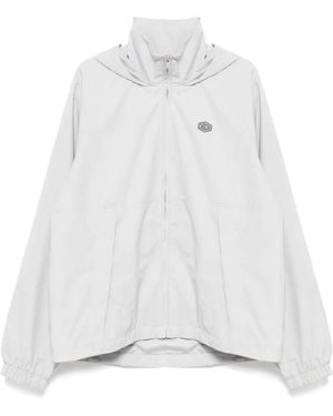 Chocoolate Logo-Patch Jacket - White