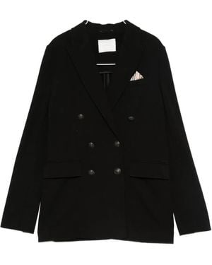 Circolo 1901 Blazer con doble botonadura - Negro