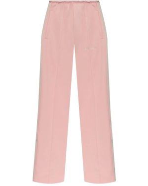 Palm Angels Logo-Embroidered Side-Stripe Track Pants - Pink