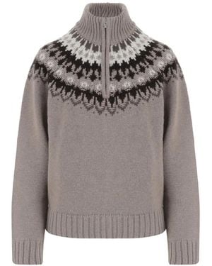 arch4 Saint Gervais Pullover Mit Jacquardmuster - Grau