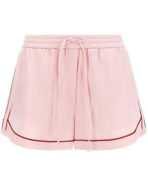 Off-White c/o Virgil Abloh Drawstring Pyjama Shorts - Pink