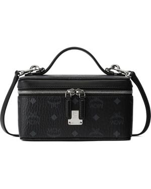 MCM Mini Rockstar Visetos Vanity Case - Black