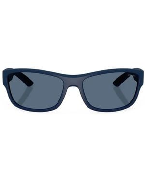 Prada Rectangle-Frame Sunglasses - Blue