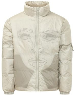 Kidsuper Translucent Face-Print Jacket - White