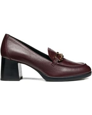 Geox 60 Mm Walk Pleasure 55 Pumps Met Blokhak - Bruin