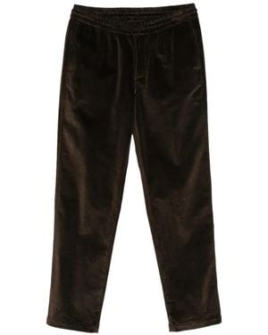 Sease Mindset Corduroy Drawstring Trousers - Black